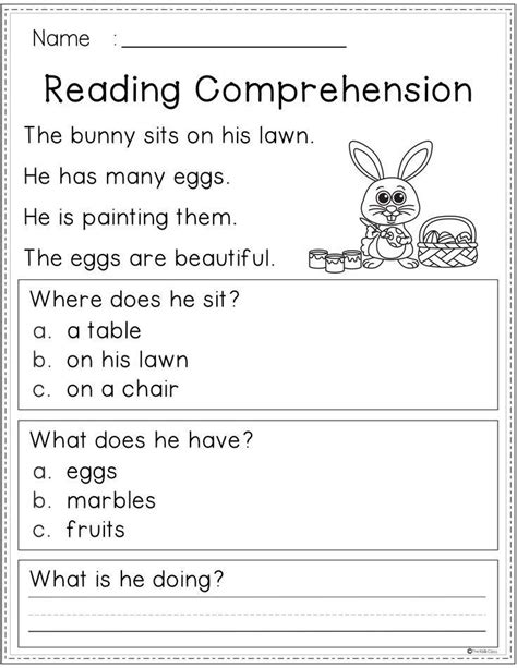 Spring Reading Comprehension