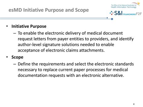 Ppt Electronic Submission Of Medical Documentation Esmd Initiative