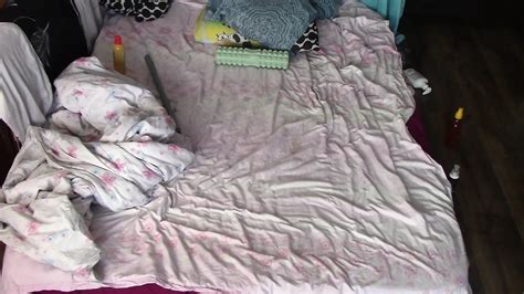 Sensual Massage Of A Hot Couple With Oil On The Body Foreplay In Bed With An Amateur Couple