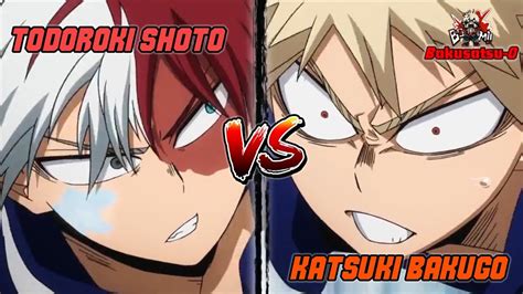 Todoroki Shoto Vs Katsuki Bakugo Final Fight Ua Sports Festival