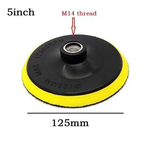 Ana Inch Mm Hook And Loop Buffing Pad Rotary Backing Pad M M