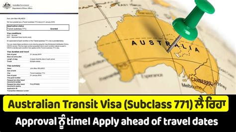 Australian Transit Visa Subclass Approval Time Apply