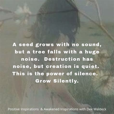 A Woman Standing In Front Of A Tree With The Caption A Seed Grows With