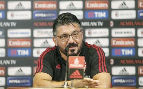 Conferenza Stampa Gattuso Nasce Il Milan Cuore E Grinta Ma Non Solo