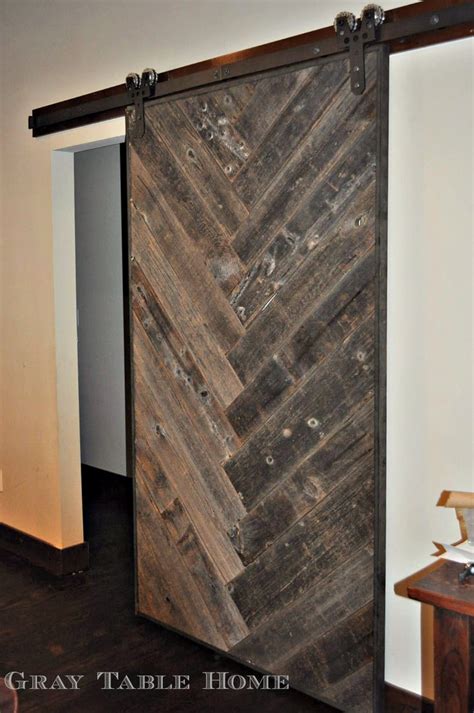 Diy Herringbone Barn Door Ana White