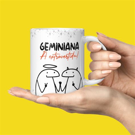 Caneca Flork Sincero Signos Geminiana Elo Produtos Especiais