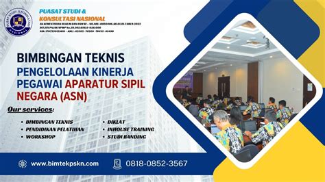 Bimtek Pengelolaan Kinerja Pegawai Aparatur Sipil Negara Asn Bimtek