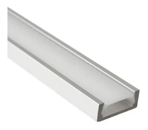 3 Mts Canaleta Perfil Aluminio Para Tira Led De Sobreponer En Venta En