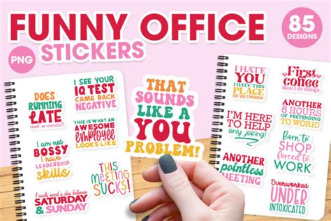 91 Funny Office Stickers Designs And Graphics