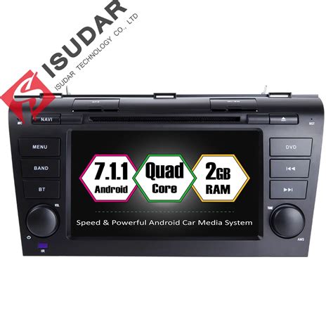 Isudar 2 Din Car Multimedia Player GPS Android 7 1 DVD Automotivo For