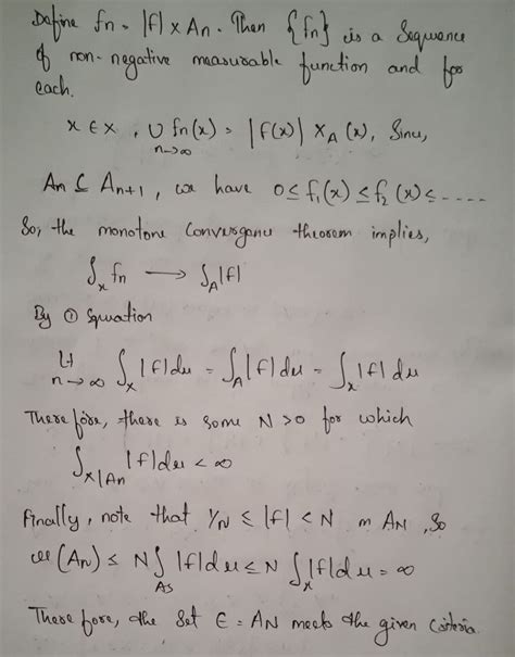 Solved Suppose X S µ Is A Measure Space And F X → 0 ∞ Is Course Hero