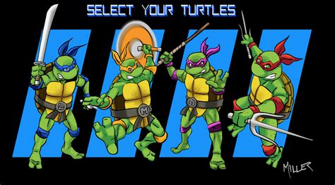 Tmnt Character Select Art By Me Rtmnt