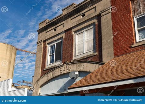 Old Bank Building Editorial Stock Image Image Of Front 302703279