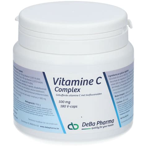 Deba Pharma Vitamine C Complex 500 mg Bioflavonoïden 180 St Farmaline