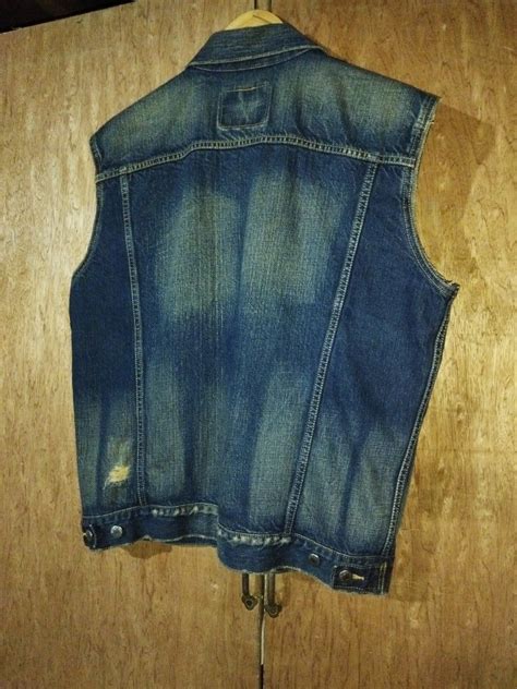 Rare Vintage Levis Denim Vest Mens Fashion Coats Jackets And