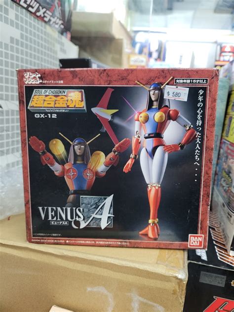 中古新淨品 Bandai 超合金魂 Gx 12 鐵甲萬能俠 Venus A 維納斯 興趣及遊戲 玩具 And 遊戲類 Carousell