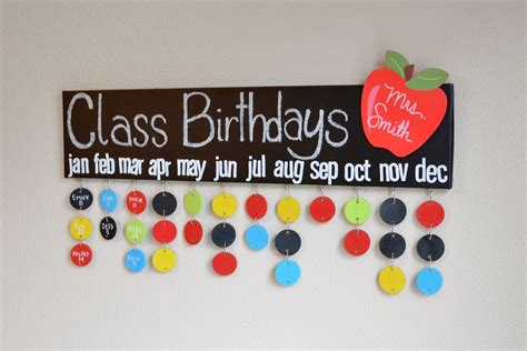 Birthday Calendar For Classroom B11