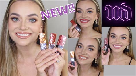 New Urban Decay Vice Lip Bond Glossy Liquid Lipstick Full Review And