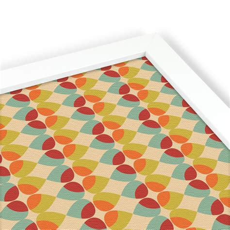 PinPix Custom Bulletin Board Kaliedescope Poster Board Has A Fabric