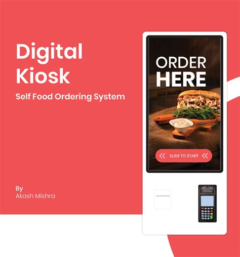 Self Food Ordering Kiosk Ui Ux Design Concept Images Behance