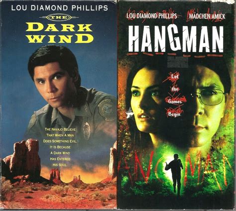 The Dark Wind Vhs And Hangman Lot Of 2 Tapes Lou Diamond Phillips Madchen