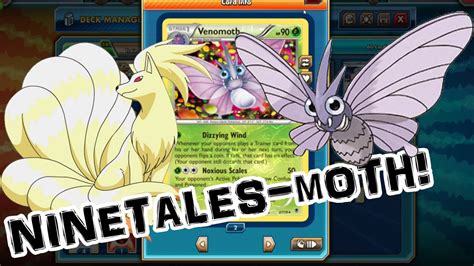 Ninetales Venomoth Pokemon Trading Card Game Online YouTube