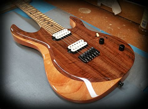 Kiesel Guitars Carvin Guitars A6h Aries Figured Claro Walnut Top On Mahogany Body With Kiesel