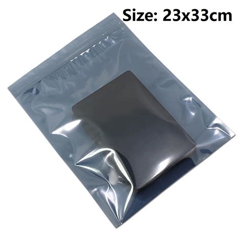 23cm 33cm Reclosable Anti Static Shielding Bags ESD Antistatic Package