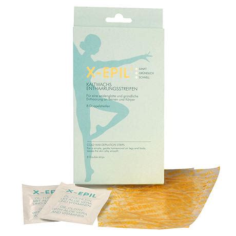 X Epil Bandes D Pilatoires Cire Froide X Bandes Pour Les Jambes Et