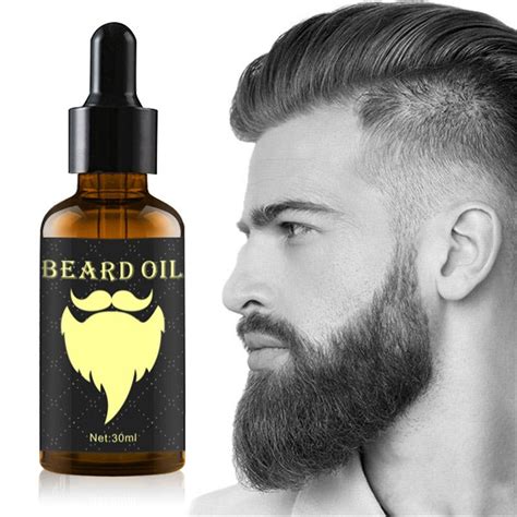 100 Natural 30ml Accelerate Facial Hair Grow Beard Essential Oil Hair