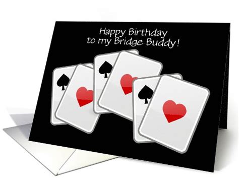 Happy Birthday Bridge Card Game Playing Card 1103230