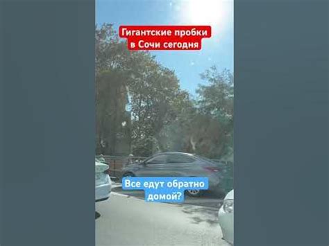 Гигантские пробки в Сочи ️ #сочи #житьвсочи #пробкивсочи #автовсочи ...