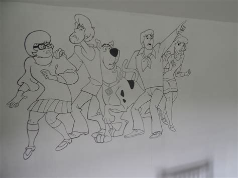 Scooby Doo Acrylic Mural Painting By Muralsedge On Deviantart