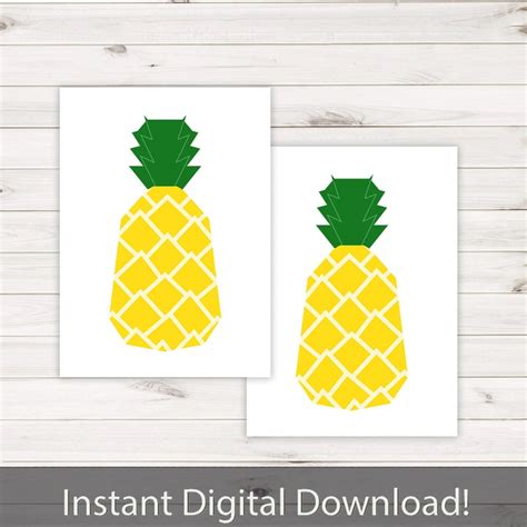 Summer Birthday Banner Pineapple Party Banner Pineapple Etsy