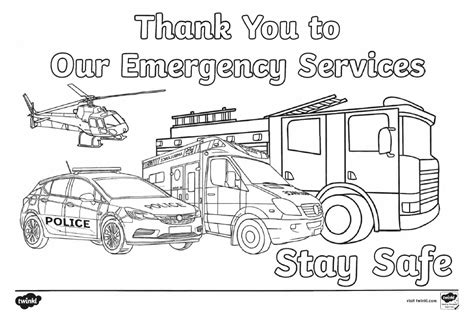 Emergency Room Coloring Pages