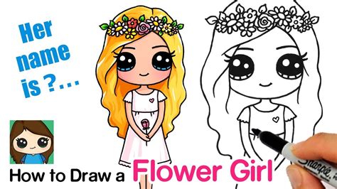 Flower Crown Drawing Tutorial at PaintingValley.com | Explore ...
