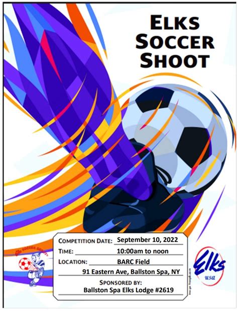 Elks Soccer Shoot Ballston Spa Business And Professional Association