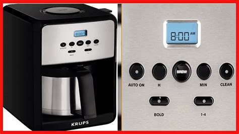 KRUPS ET351 Coffee Maker Coffee Programmable Maker Thermal Carafe 12