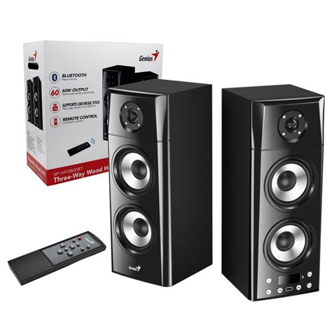 Parlantes Genius 2 0 60W SP HF2800 Bluetooth Universo Binario