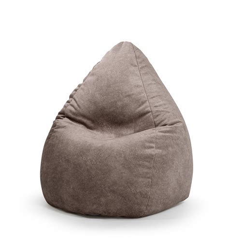 Pouf Cuir Taupe