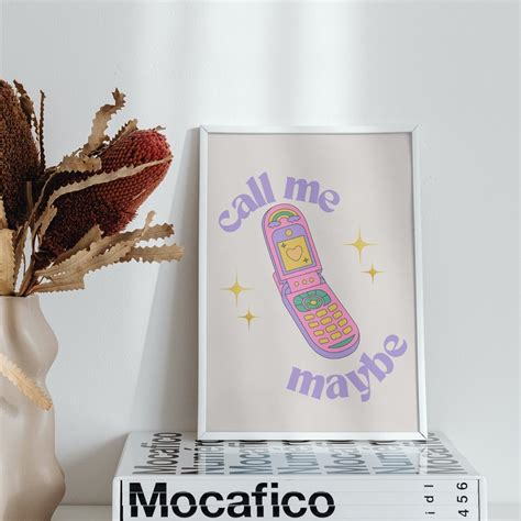 Call Me Maybe Print Printable Wall Art Digital Download - Etsy