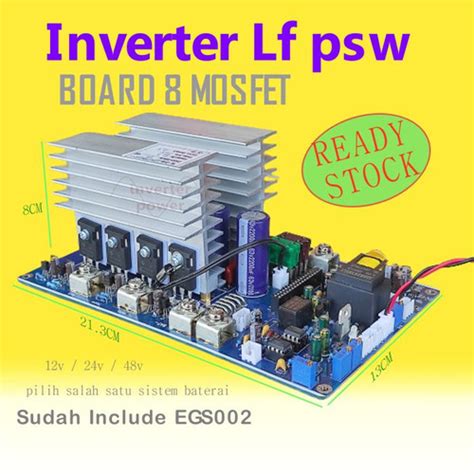 Jual Inverter PSW EGS002 High Power Frequency Inverters 8 mosfet TO-247