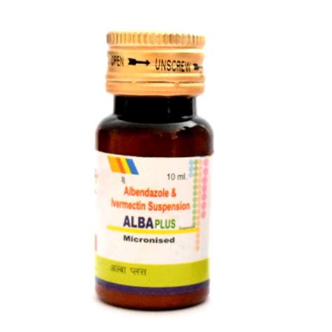 As Directed By Doctor Alba Plus Albendazole Ivermectin Suspension At Rs