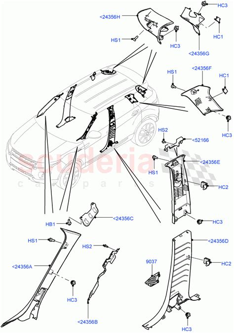 Side Trim Front And Rear 5 Door Halewood Uk Parts For Land Rover Range Rover Evoque 2012