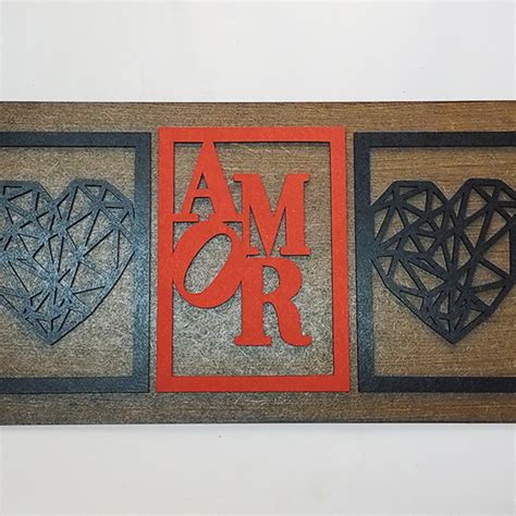 Placa Decorativa Amor Elo7 Produtos Especiais