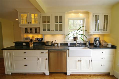 White Kitchen Cabinets With Glass Doors Home Office Design Ideas