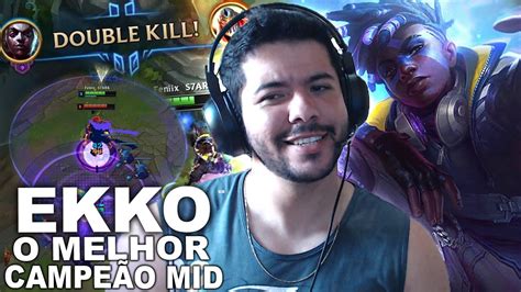 Ekko Gameplay Explicativa Como Jogar Contra Zed Ekko O Campe O Mais