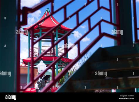 Building Towers Featuring Distinctive Iconic Asian Architecture