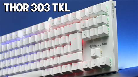 Genesis THOR 303 TKL WHITE Mechanical Keyboard Review YouTube