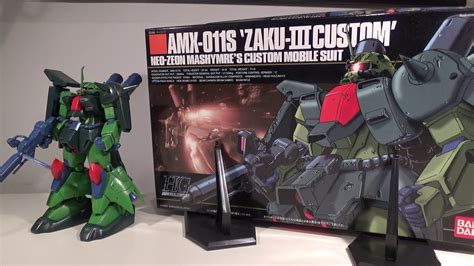 HGUC 1/144 AMX-011S Zaku III Custom Mashymre Custom Plastic Model from ...